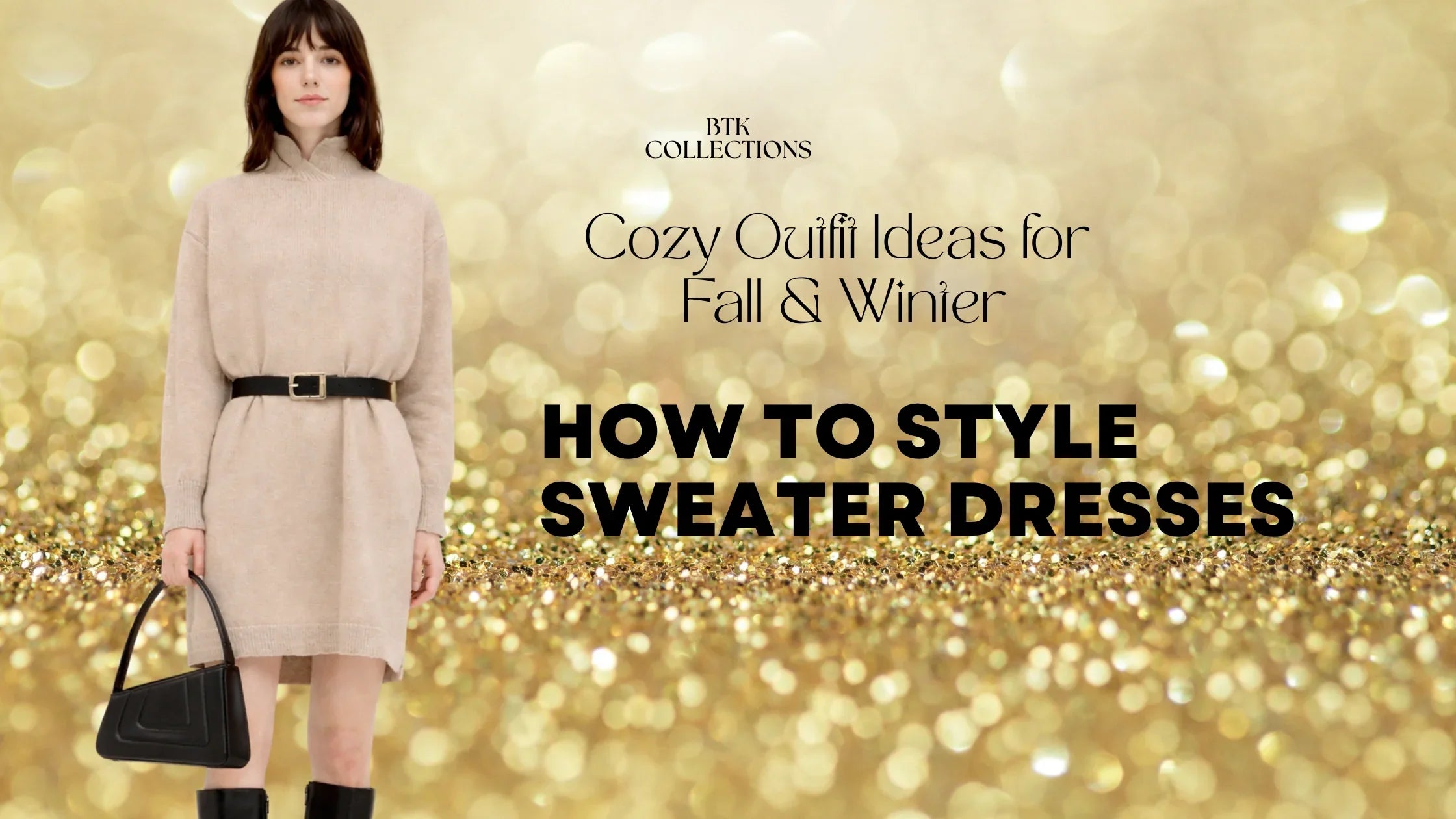How to Style Sweater Dresses