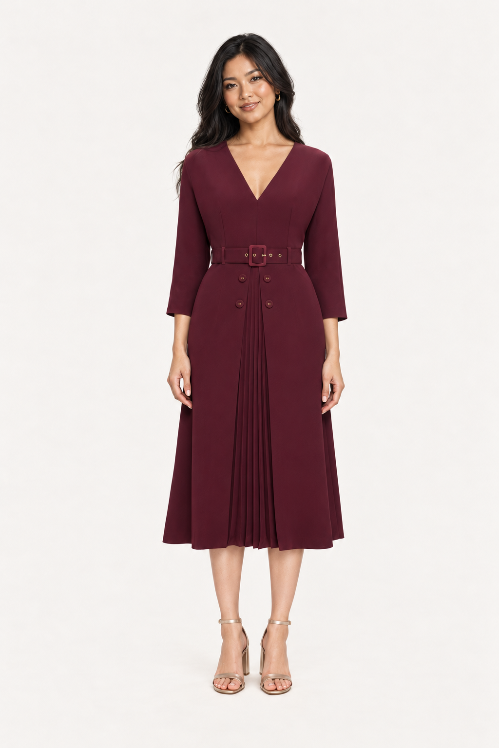 What Color Shoes Go With a Burgundy Dress? Pumps, Sandals, and Boots