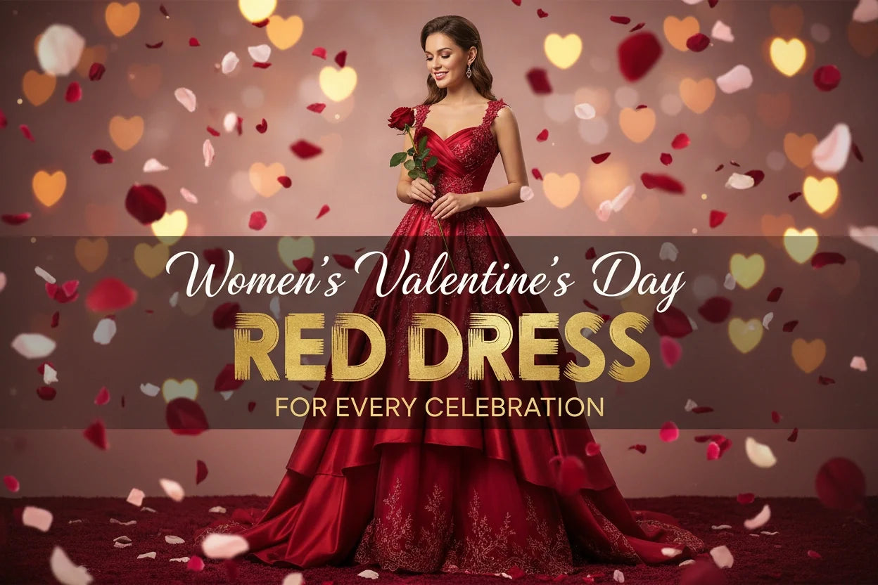 Women's Valentine's Day Red Dress for Every Celebration