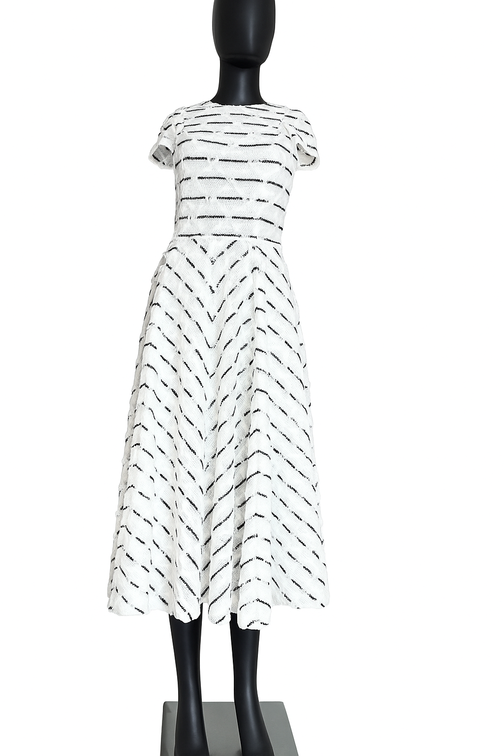 Breton Lace Midi Dress - BTK COLLECTIONS