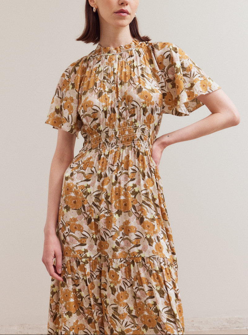 RAGLAN SLEEVE TIER MAX DRESS - BTK COLLECTIONS