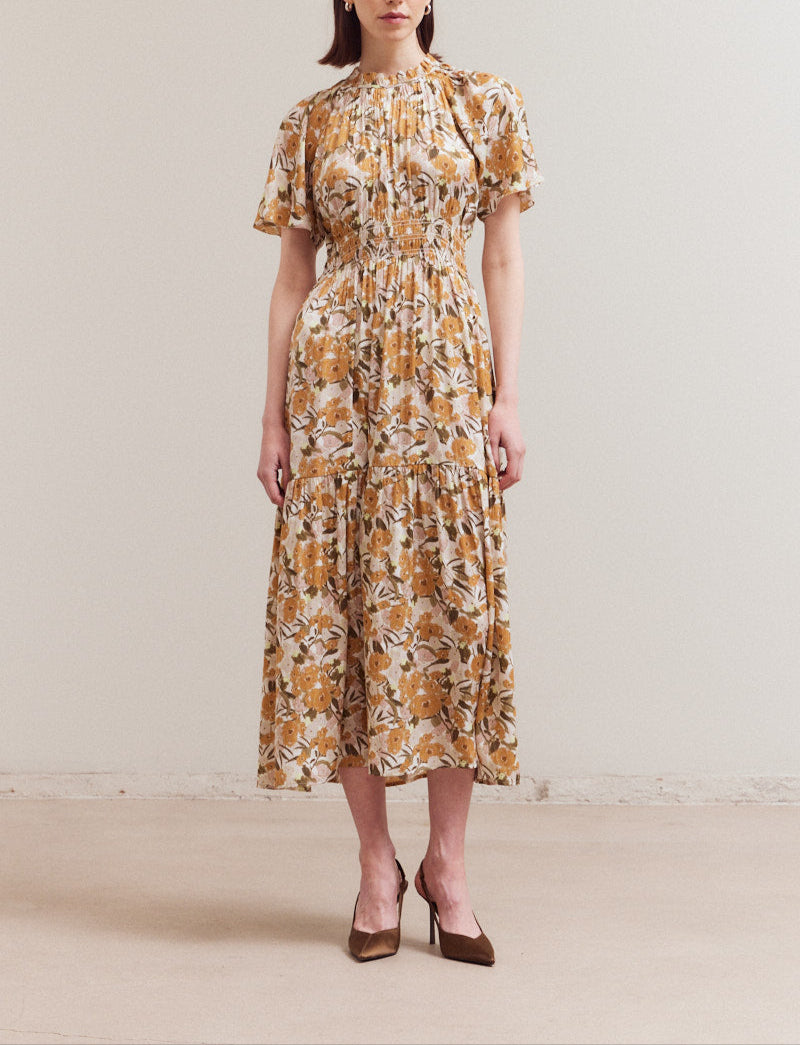 RAGLAN SLEEVE TIER MAX DRESS - BTK COLLECTIONS