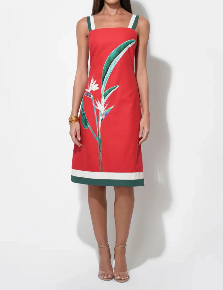 Birds Of Paradise Midi Dress