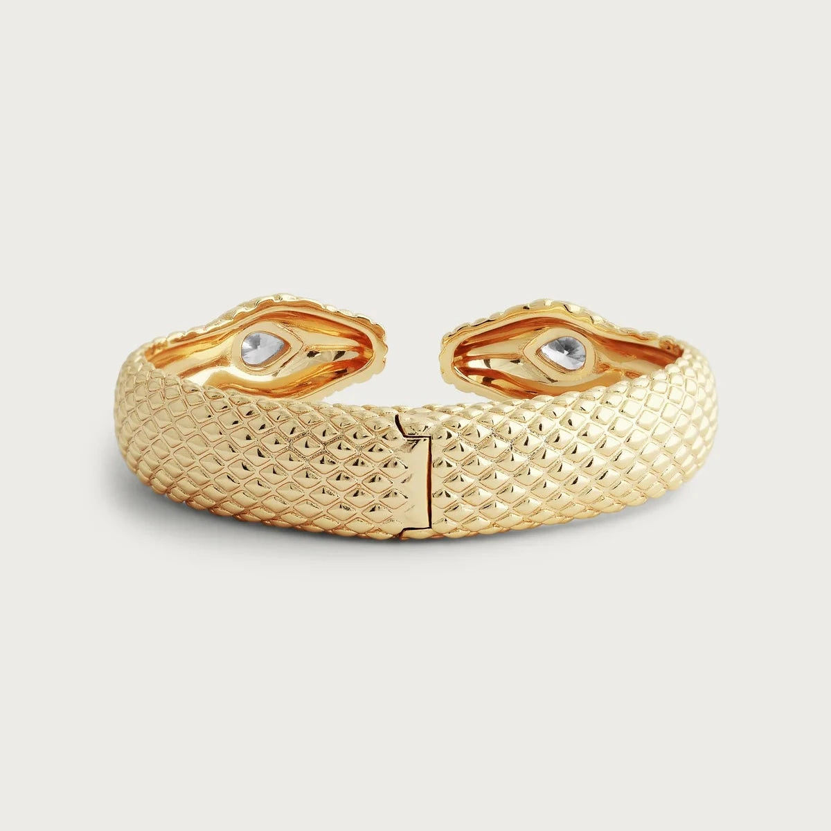 Serpent Double Head Hinged Bracelet