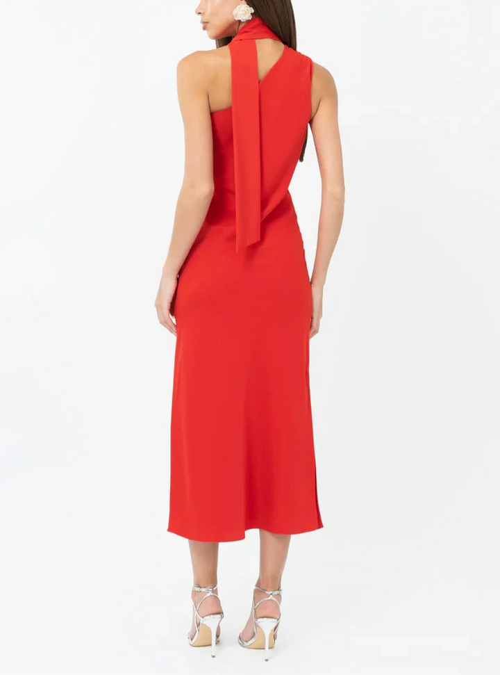 Saffron Halter Midi Dress
