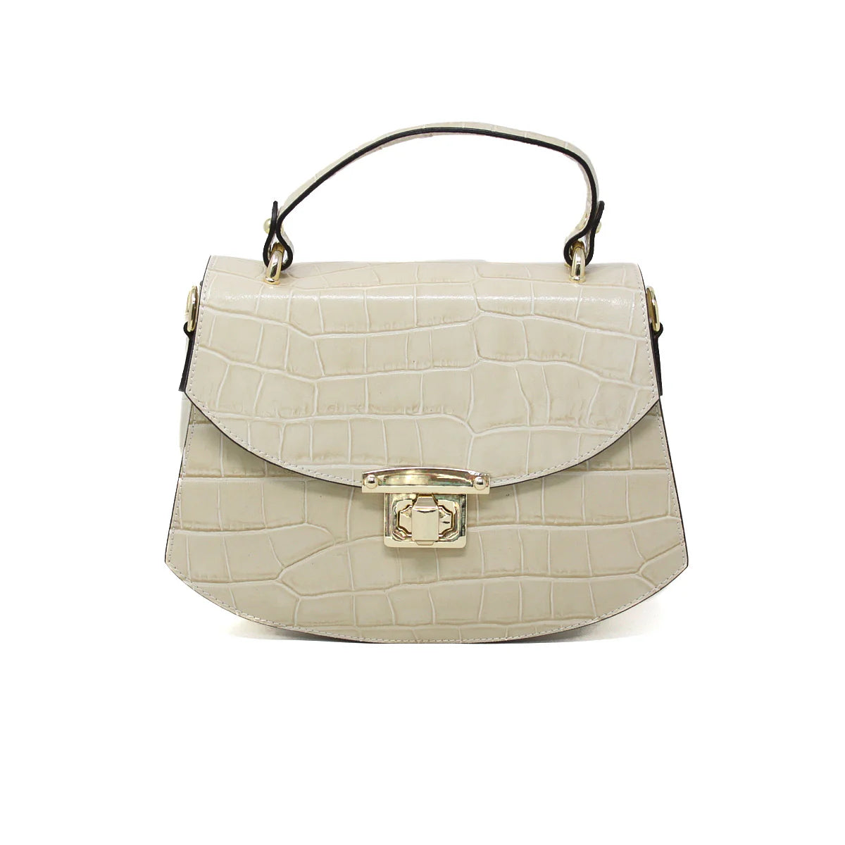 Beige-Croc-Embossed- Leather- Handbag-German-Fuentes_BTK-COLLECTIONS