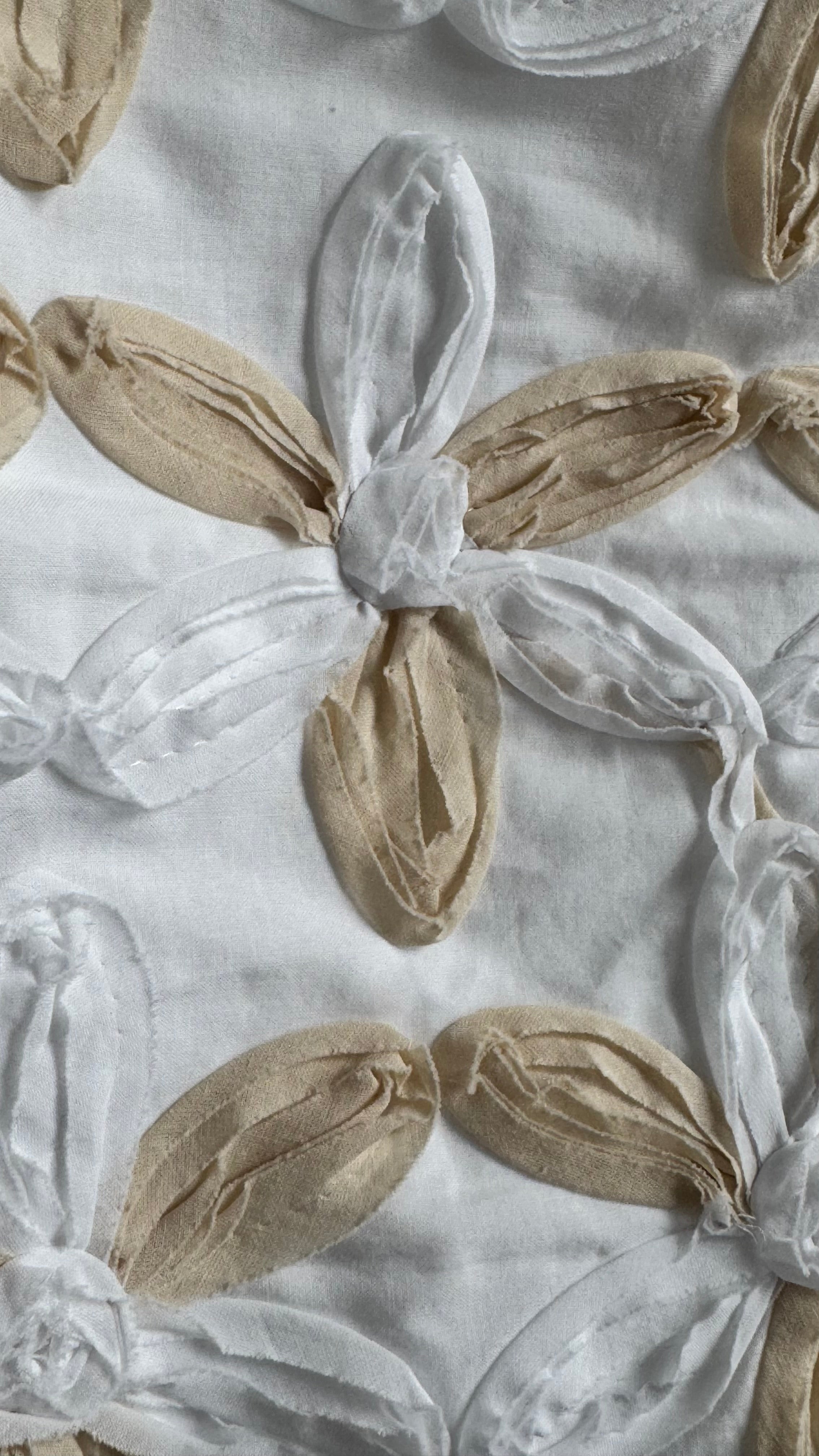 Floral Appliqué Shift Dress - BTK COLLECTIONS