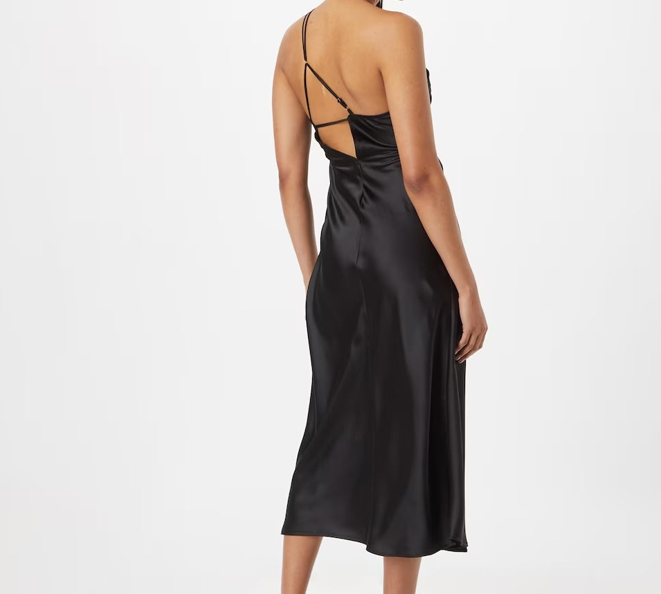 Gemma Satin Midi Dress