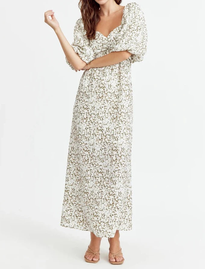 Neli Textured Midi Dress