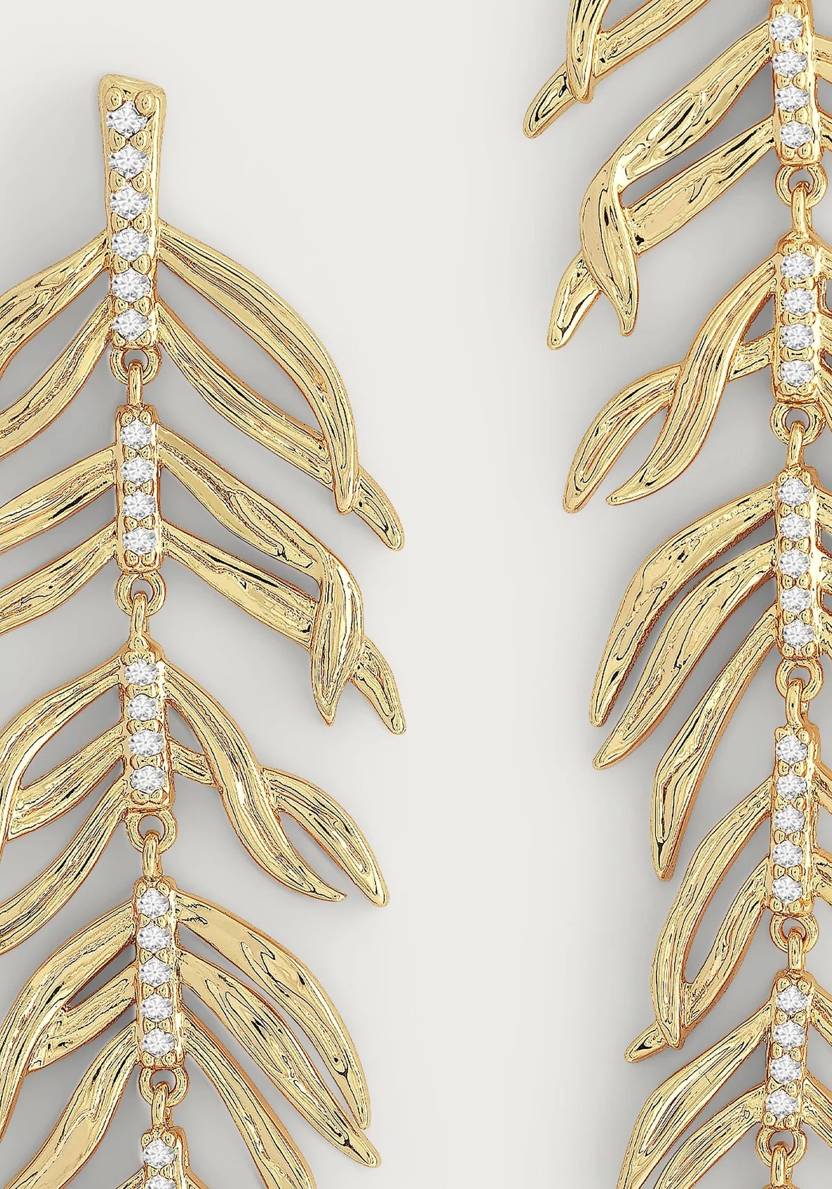 Palm Leaves Dangle Earrings