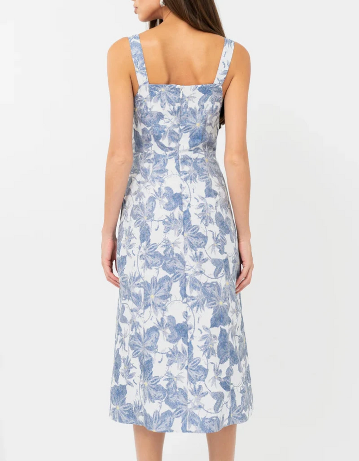 Roanne Jacquard Midi Dress