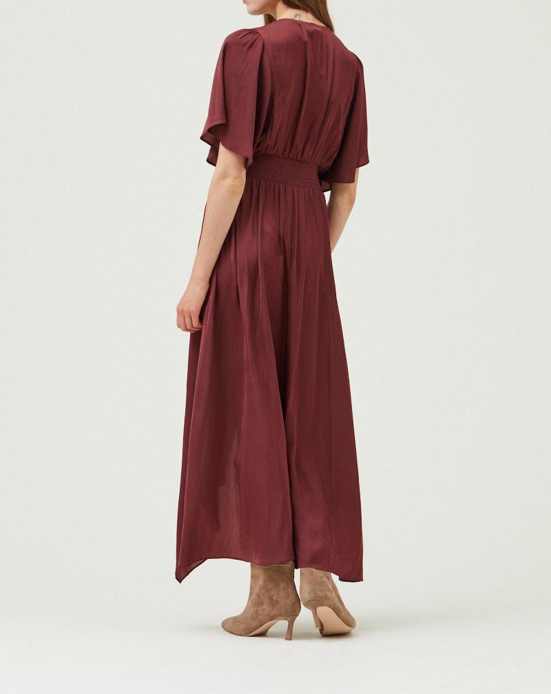 Unbalanced Skirt Maxi Dress