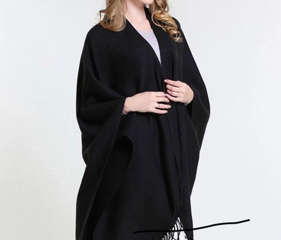 Black Poncho-BTK COLLECTION