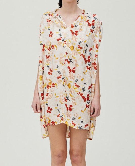 Floral Print Mini Dress - BTK COLLECTION