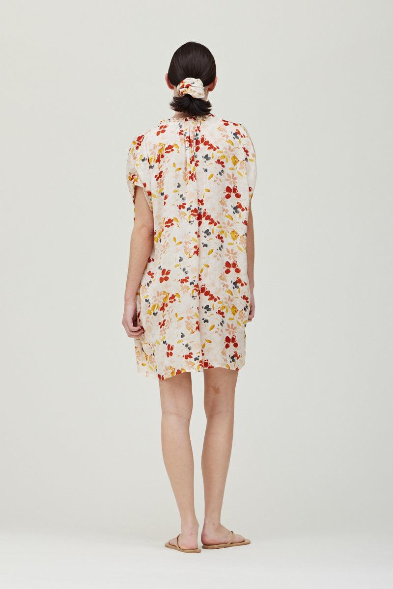 Floral Print Mini Dress - BTK COLLECTION