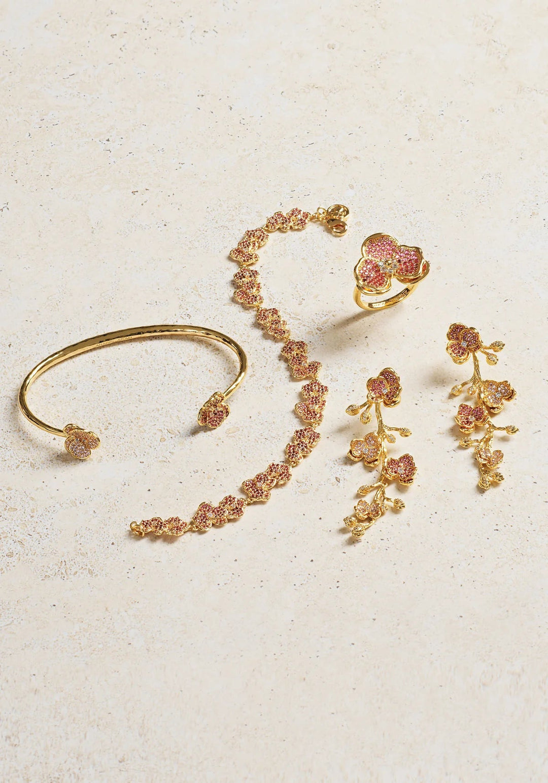 Orchid Pink Pavé Tennis Bracelet - BTK COLLECTIONS