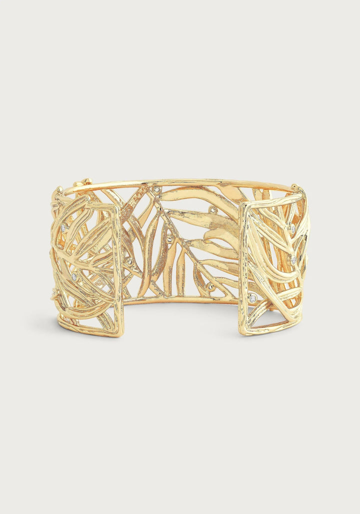 Palm Leaves Cuff - BTK COLLECTIONS