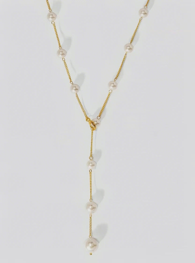 VIOROO 2 in 1 Pearl Lariat Collar Necklace_BTK COLLECTIONS