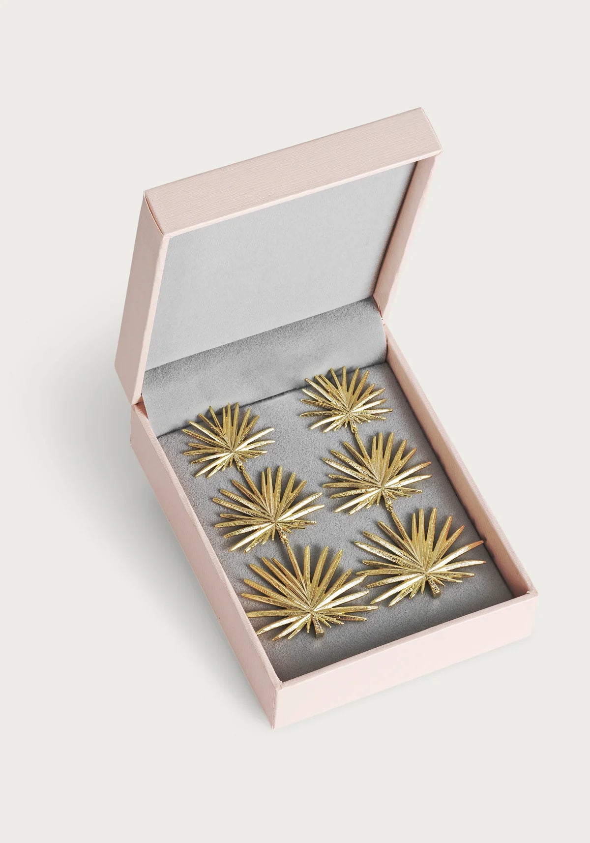 Large Triple Fan Palm Dangle Earrings - BTK COLLECTIONS