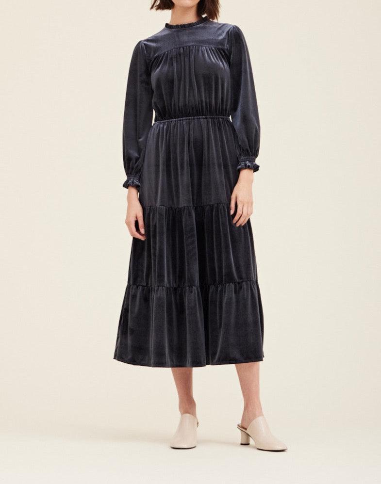 Velvet Midi Dress - BTK COLLECTION