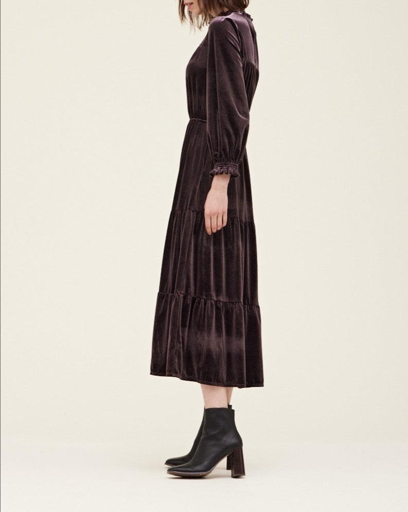 Velvet Midi Dress - BTK COLLECTION