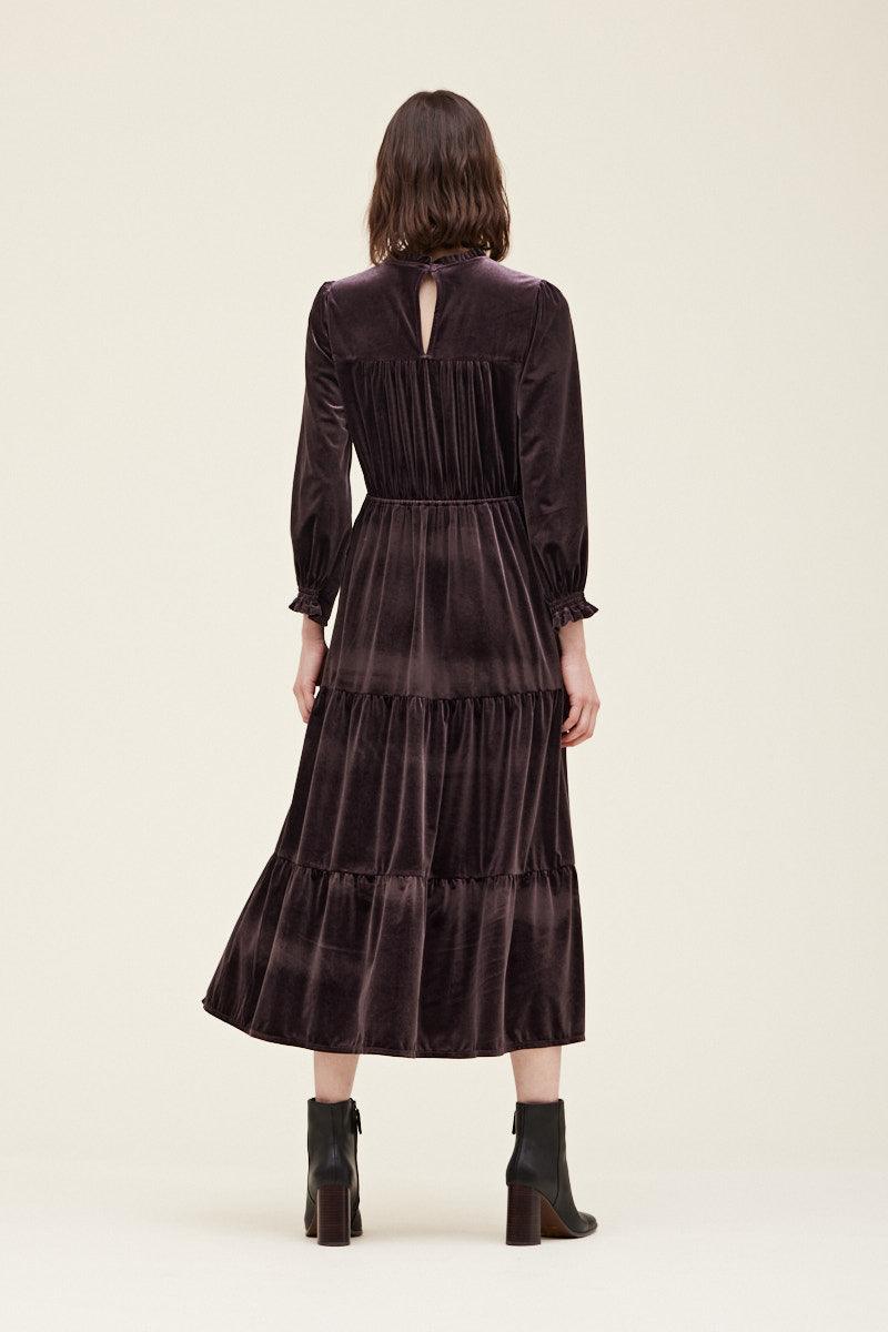 Velvet Midi Dress - BTK COLLECTION