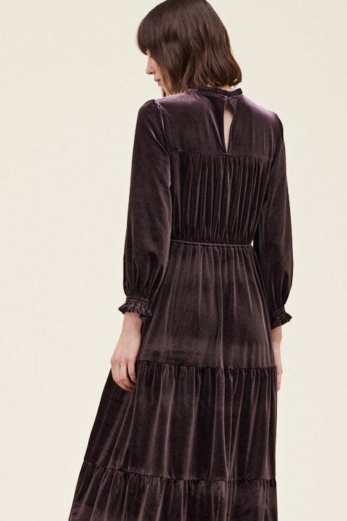 Velvet Midi Dress - BTK COLLECTION