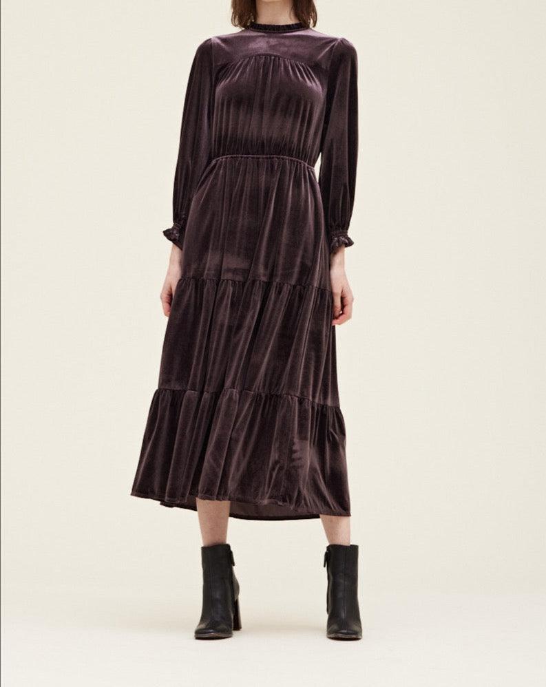 Velvet Midi Dress - BTK COLLECTION