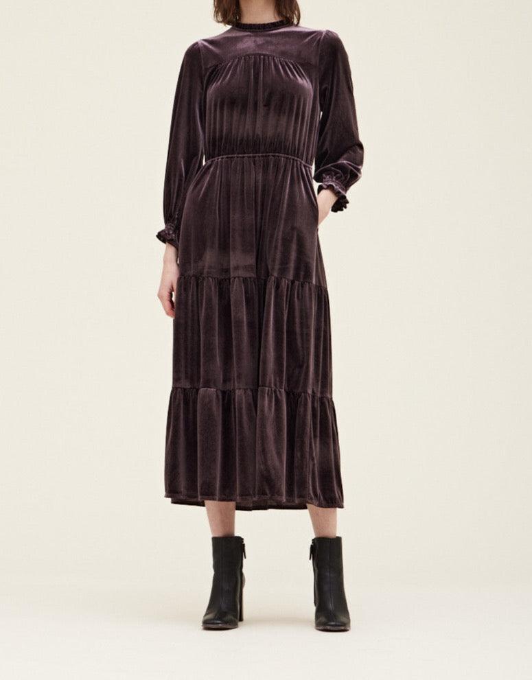 Velvet Midi Dress - BTK COLLECTION