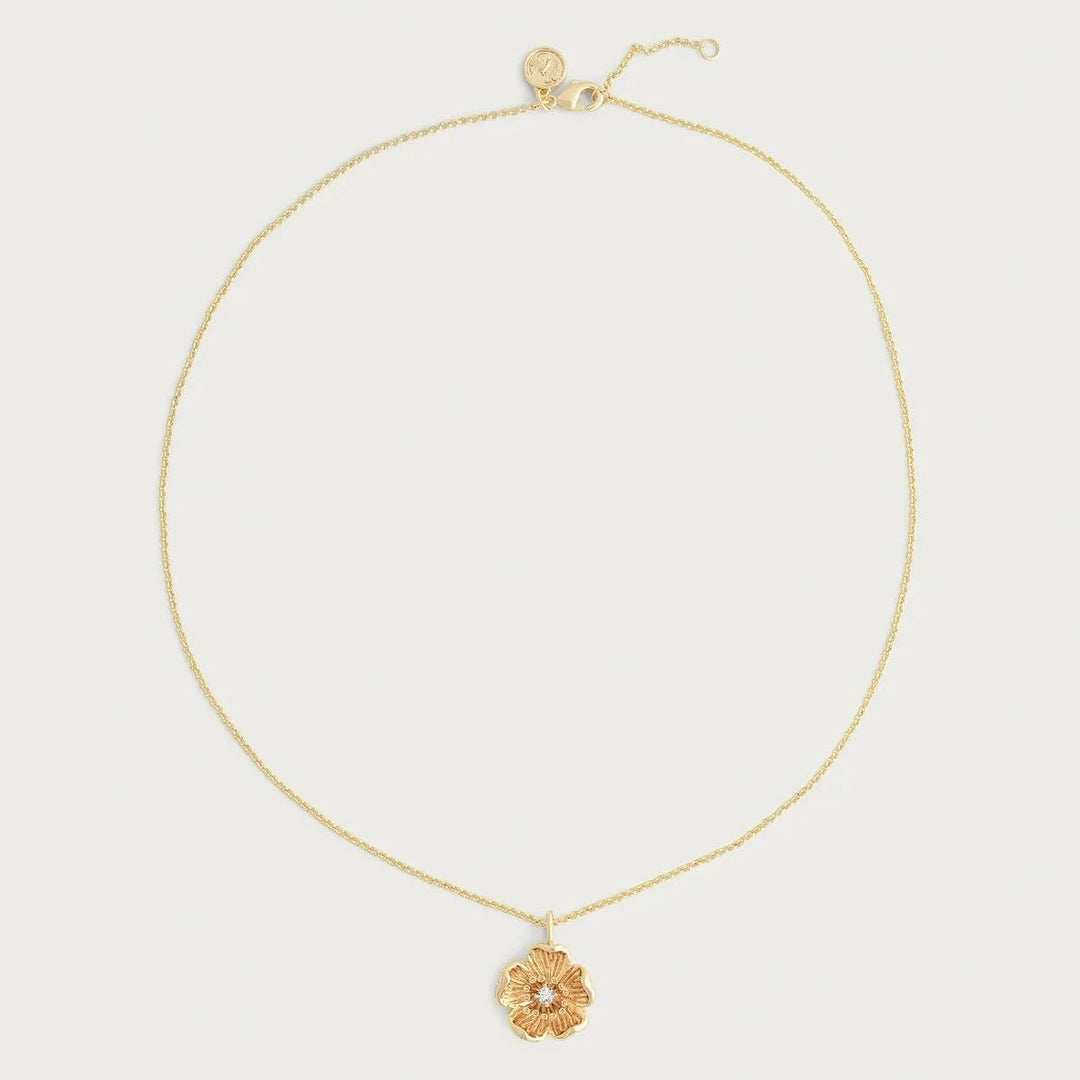 Wildflowers Gold Pendant Necklace - BTK COLLECTIONS