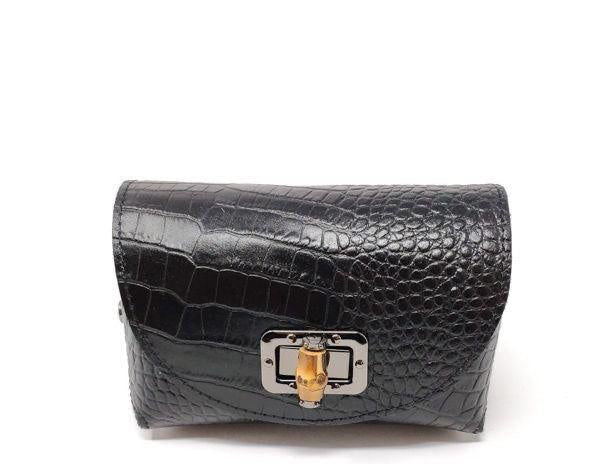 Black Genuine Leather Handbag - BTK COLLECTION