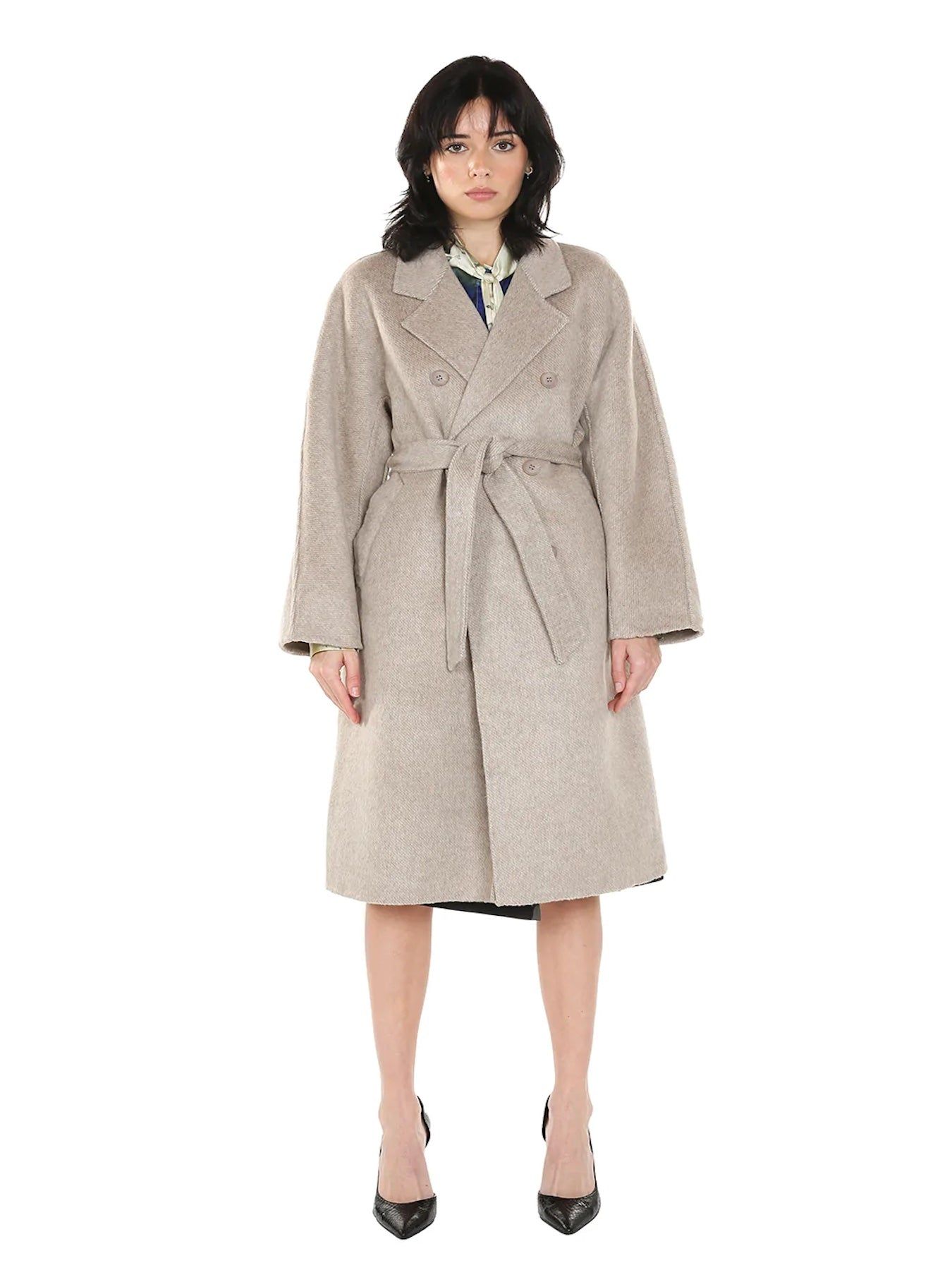 Classic Double Breasted Wool Coat - BTK COLLECTION