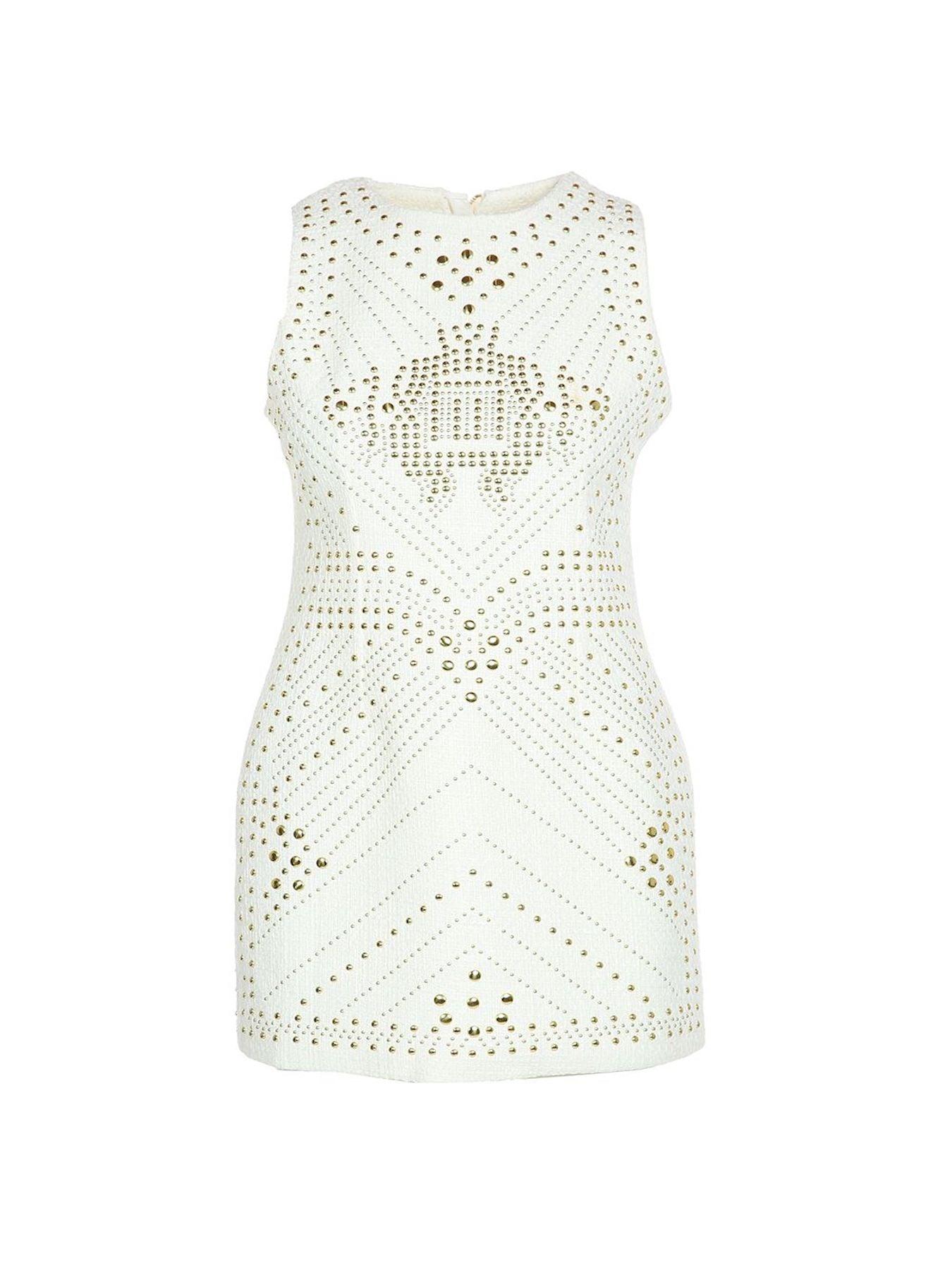 Elevate Your Style with a Stunning Studded Sleeveless Mini Dress - BTK COLLECTION