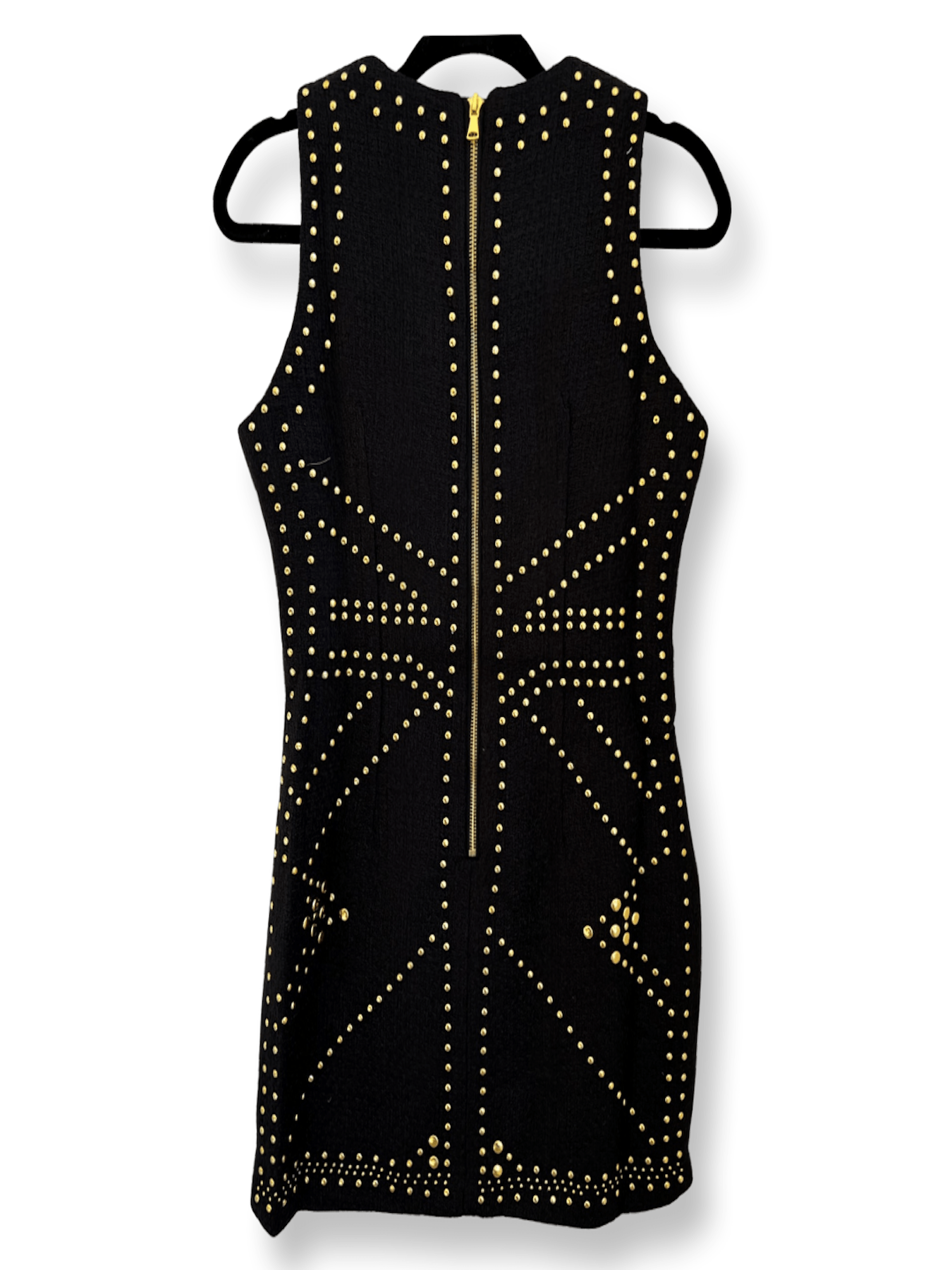 Elevate Your Style with a Stunning Studded Sleeveless Mini Dress - BTK COLLECTION