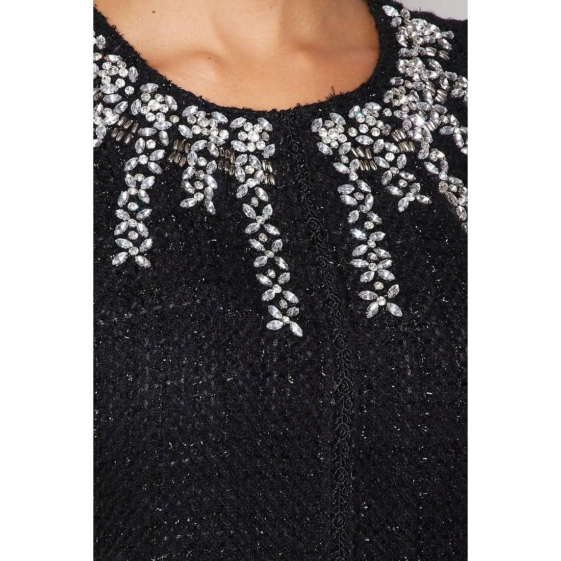 Embellished Neck Detail Dress - BTK COLLECTION