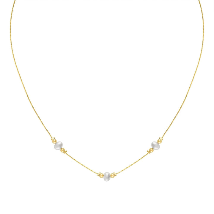 Journey Pearl Trinity Necklace - BTK COLLECTIONS
