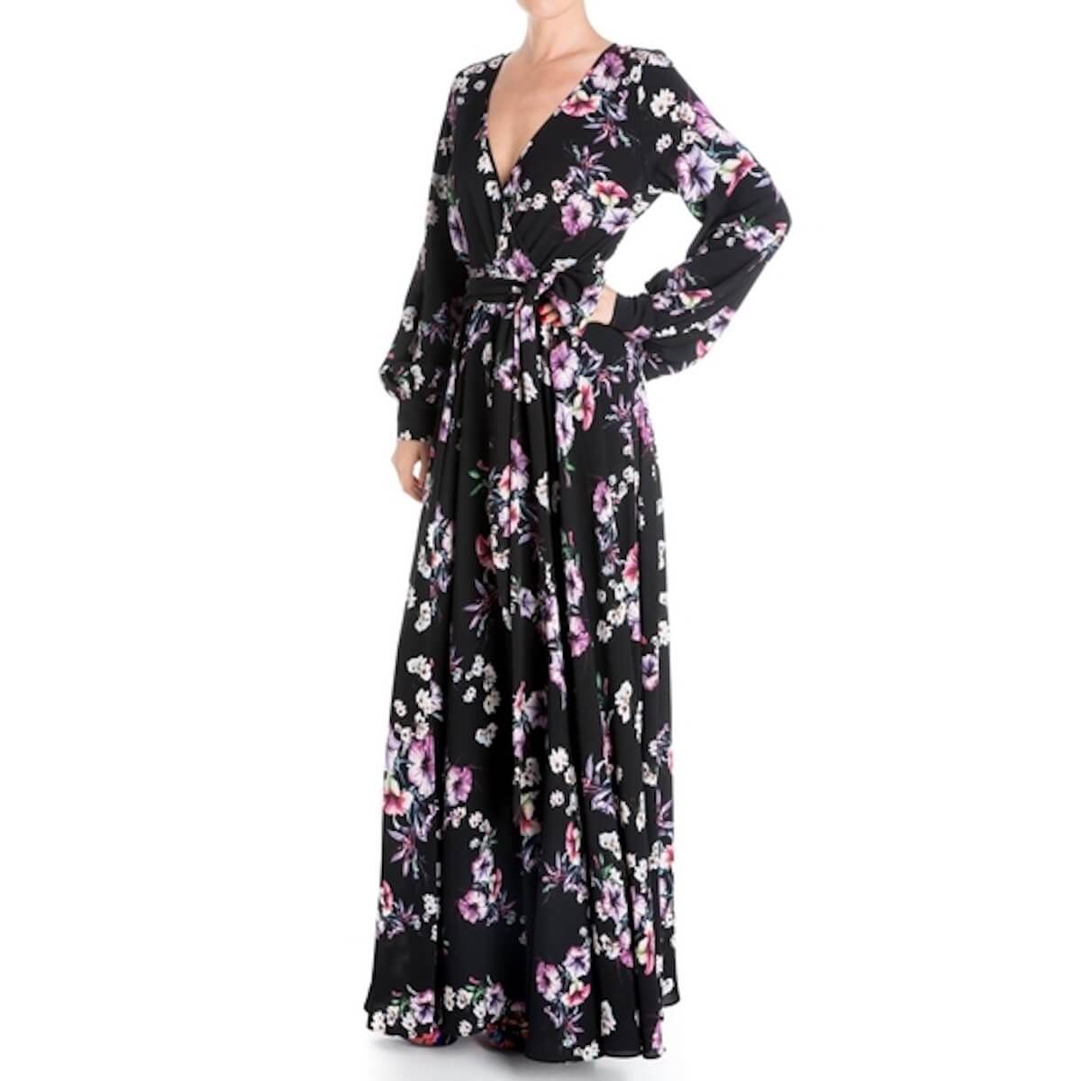 LilyPad Maxi Dress - Jasmine Black - BTK COLLECTION