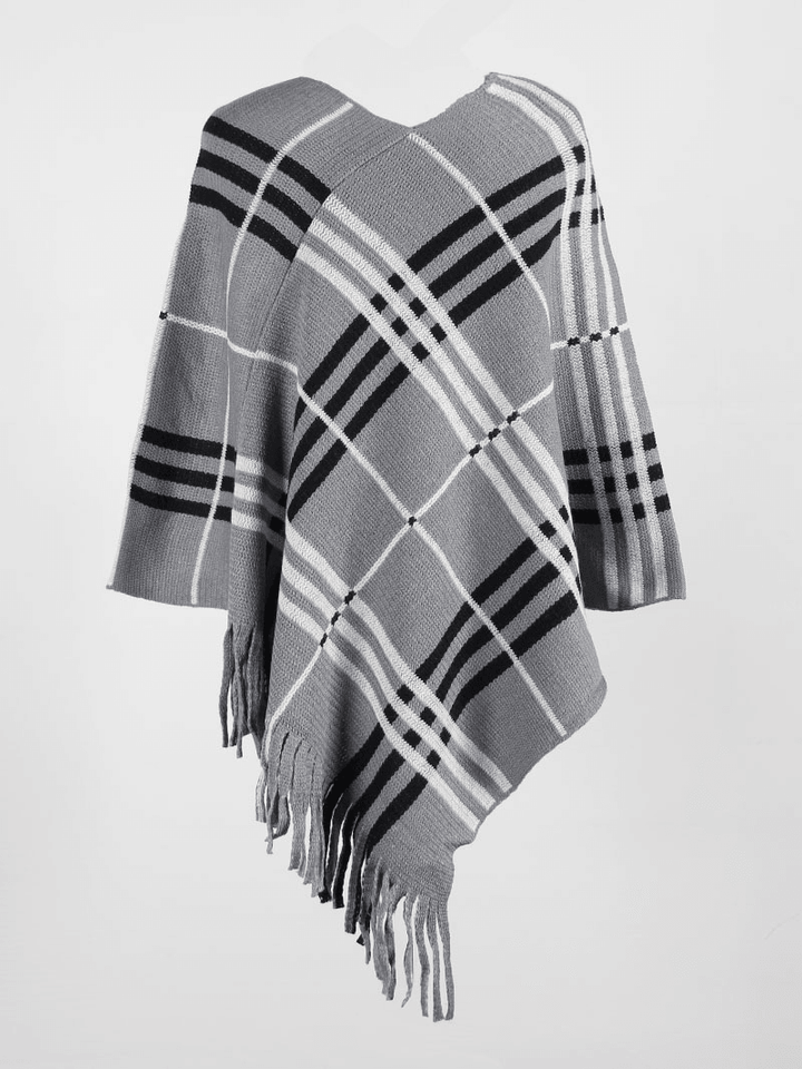 Multi - Colors Poncho - BTK COLLECTIONS