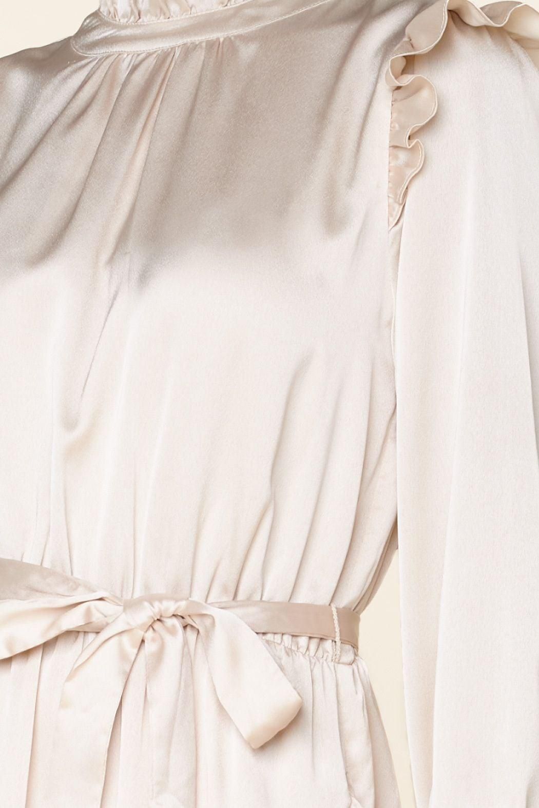 One and Only Asymmetrical Flounce Mini Dress - BTK COLLECTIONS