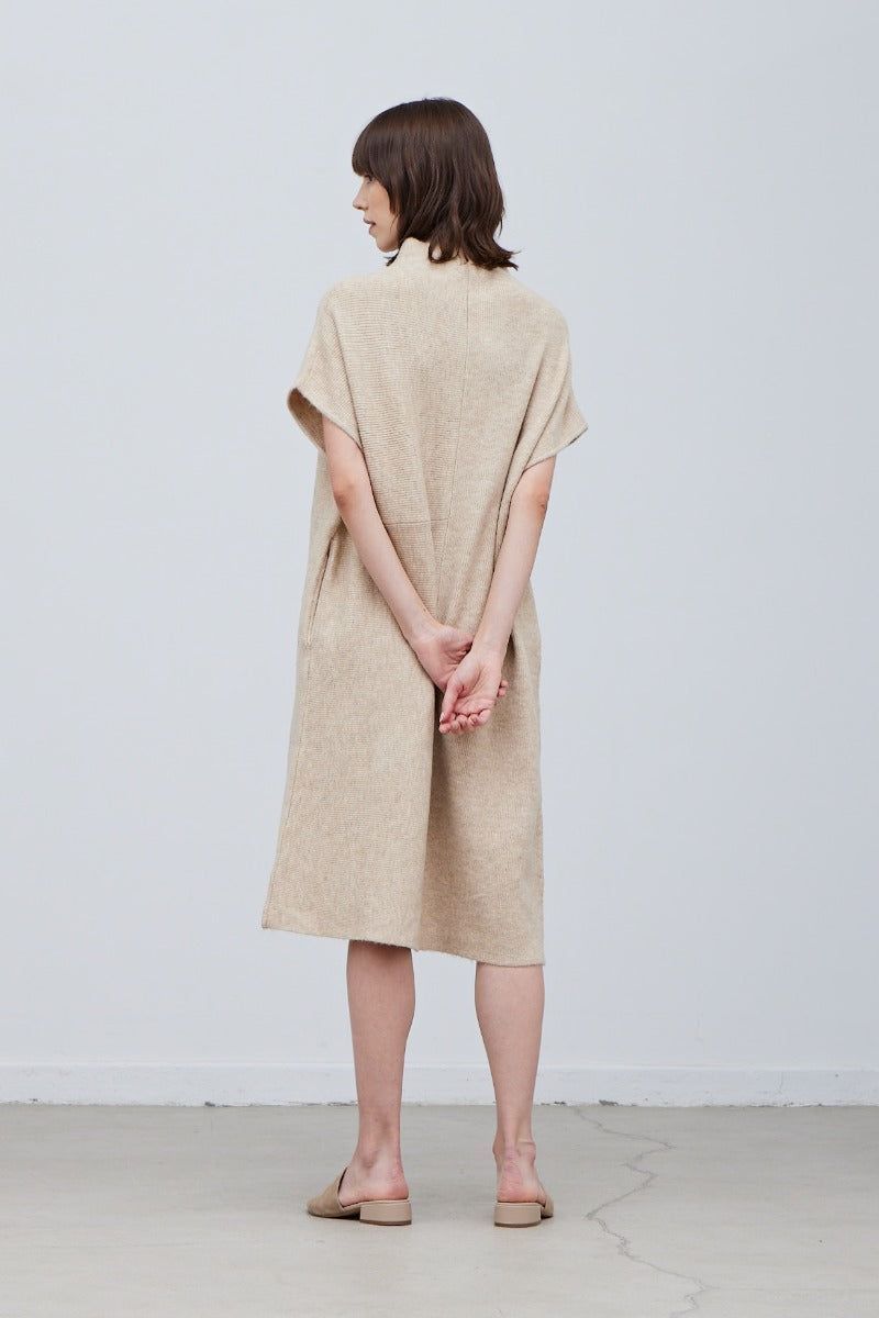 Oversize High Neck Sweater Dress - BTK COLLECTION