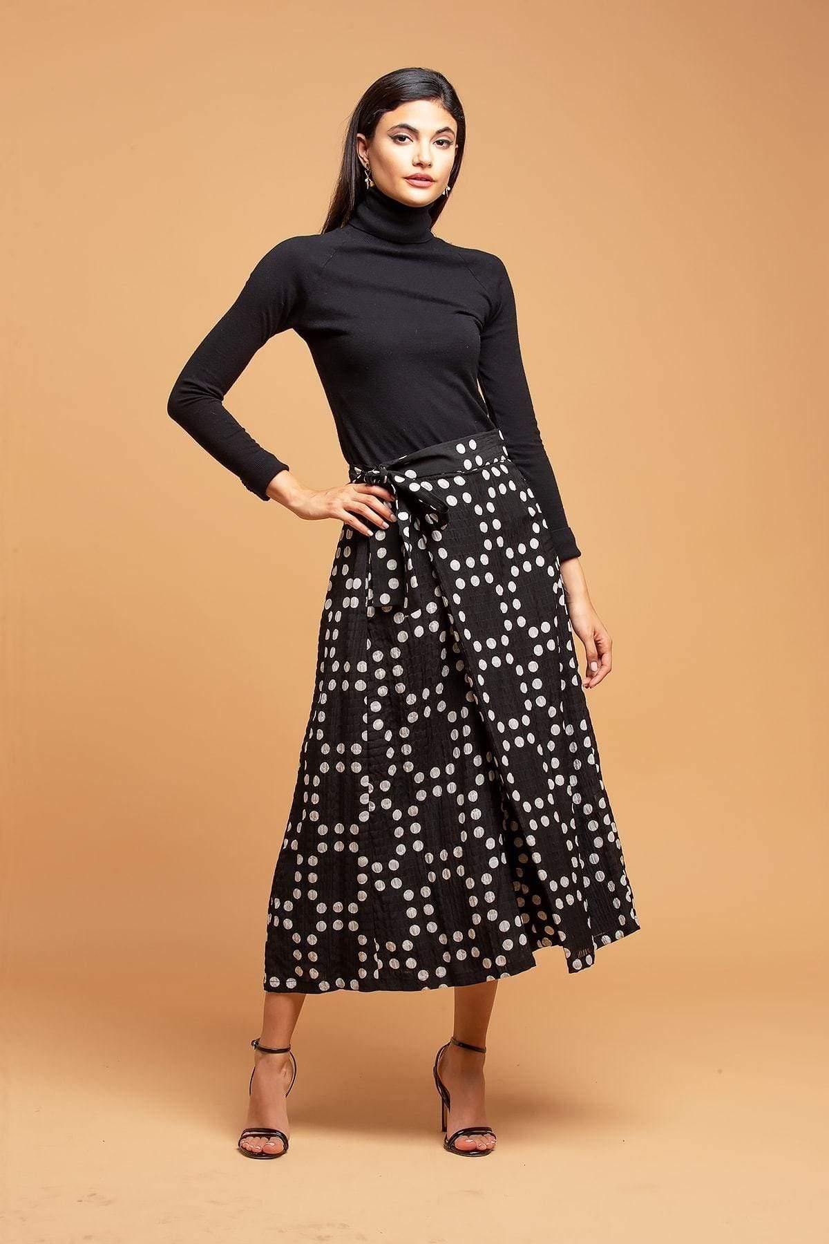 Polka Dot Palazzo Pants - BTK COLLECTION