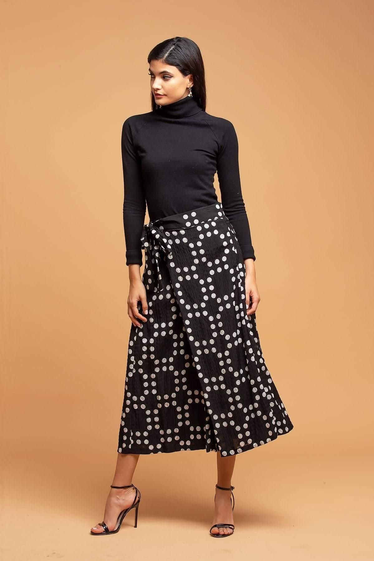 Polka Dot Palazzo Pants - BTK COLLECTION