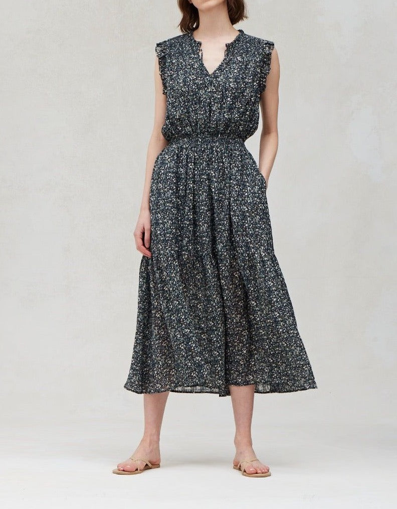 PRINTED MIDI DRESS - BTK COLLECTION