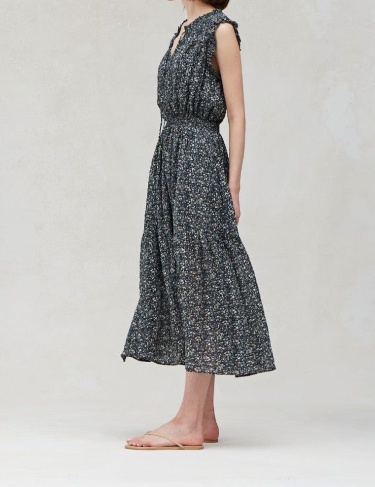 PRINTED MIDI DRESS - BTK COLLECTION