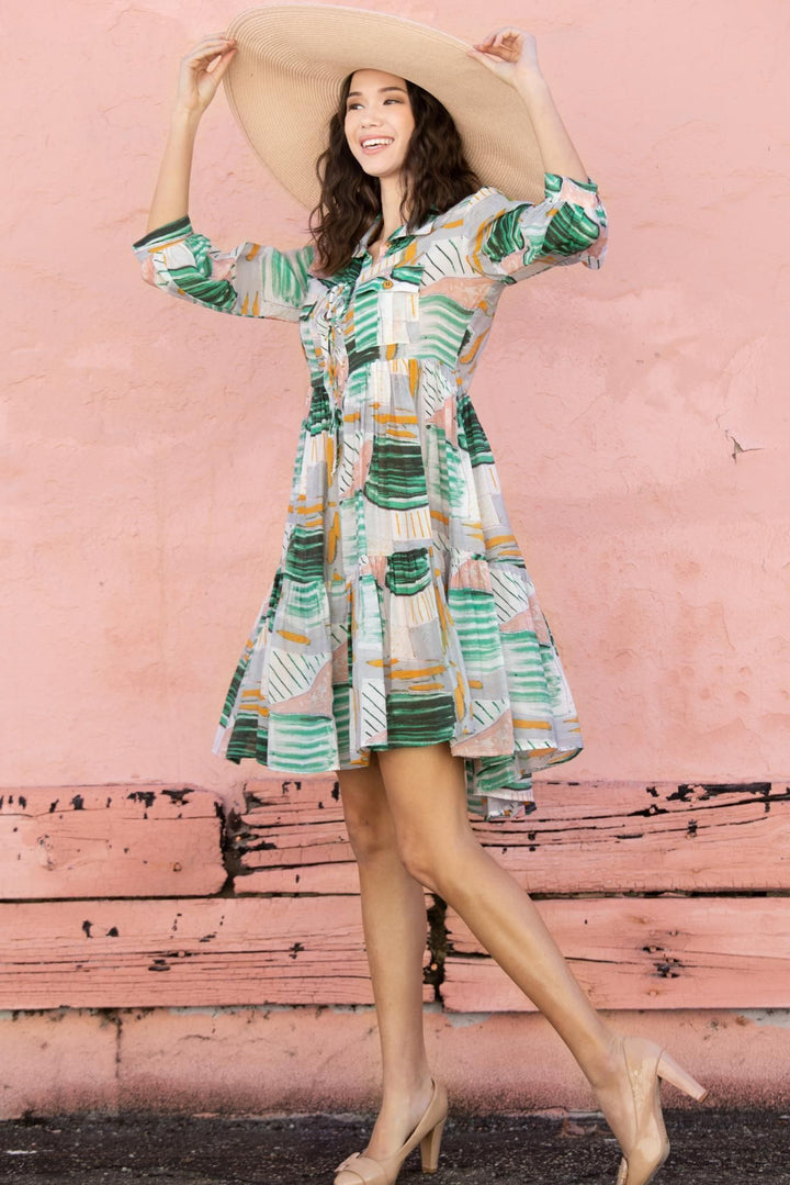Rum Baba Verdi Dress - BTK COLLECTIONS