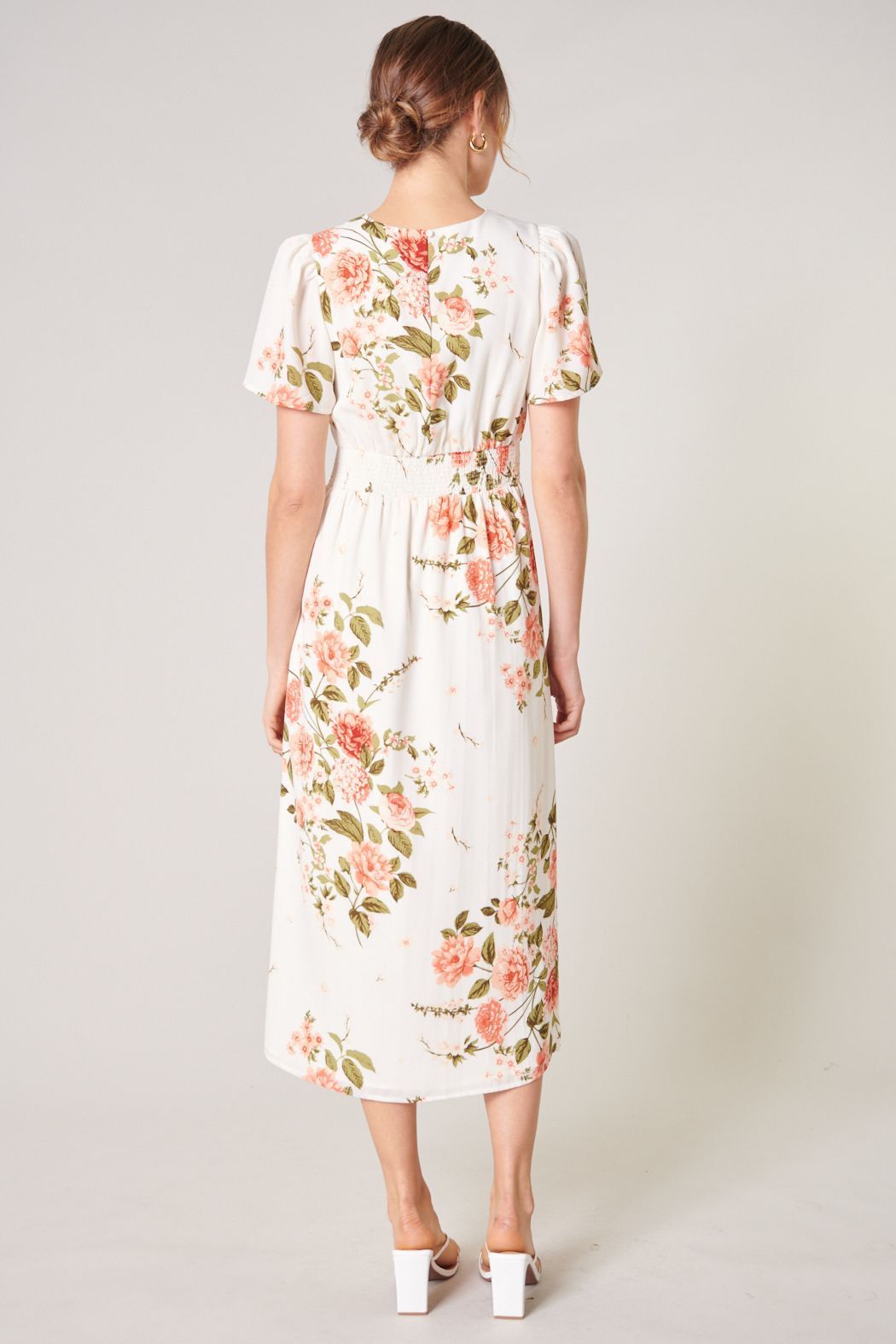 Sweet on You Bloom Midi Dress - BTK COLLECTION