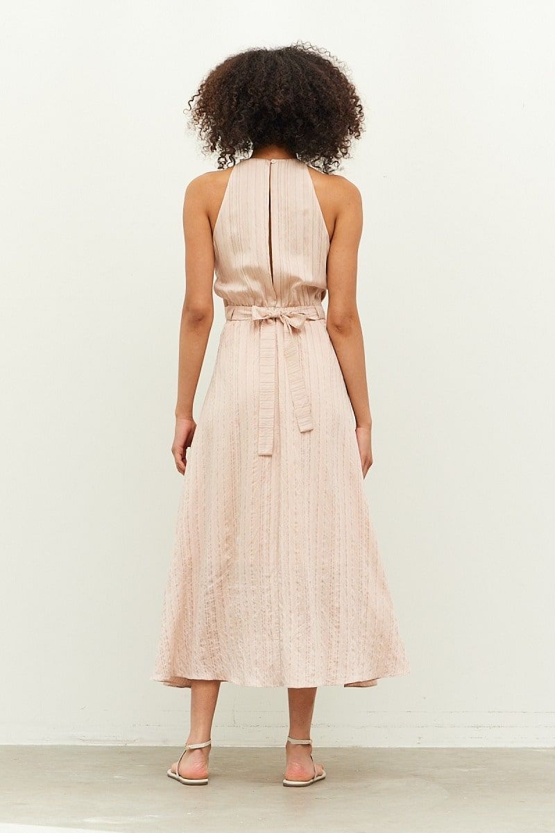 Tie Belt Dress - BTK COLLECTION